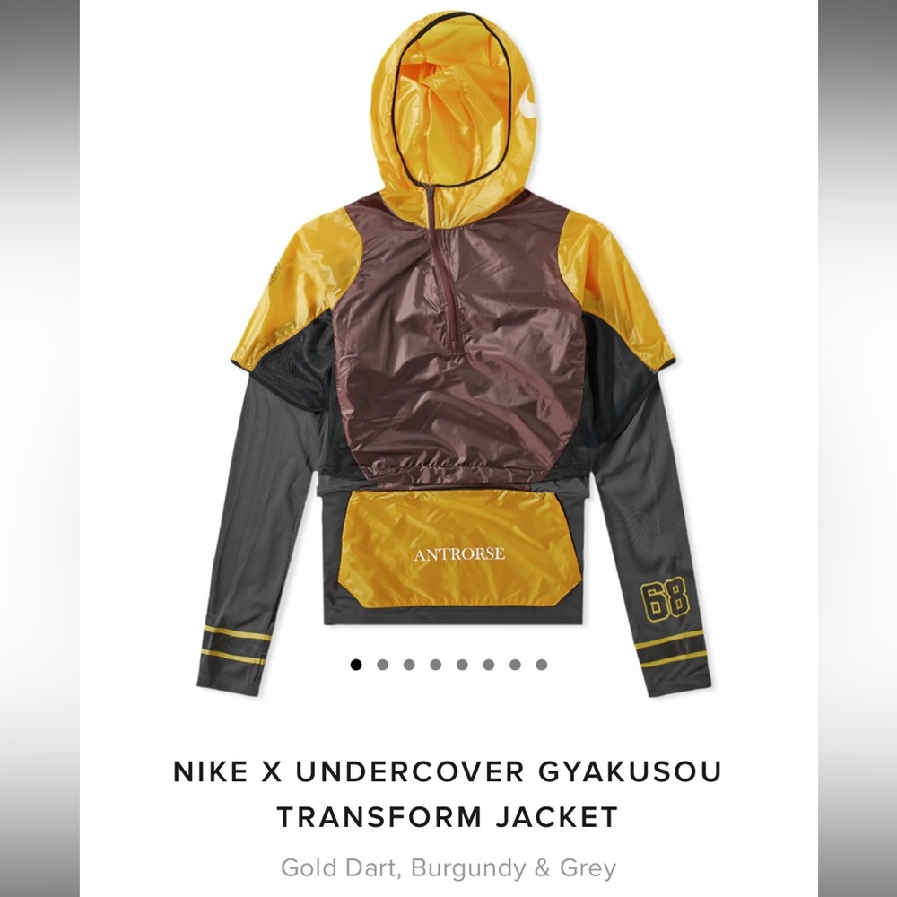 NIKE X UNDERCOVER GYAKUSOU TRANSFORM JACKET size M